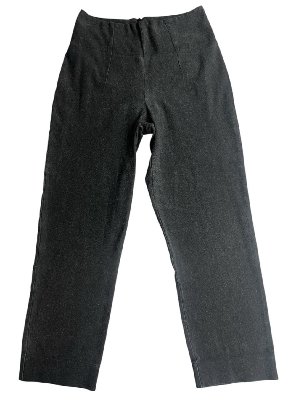 Elizabeth Suzann Cecilia Black Cotton Slim High-Waist Pants Size 2*